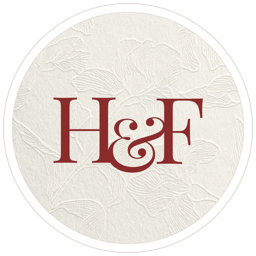 Hart & Flora H&F monogram badge